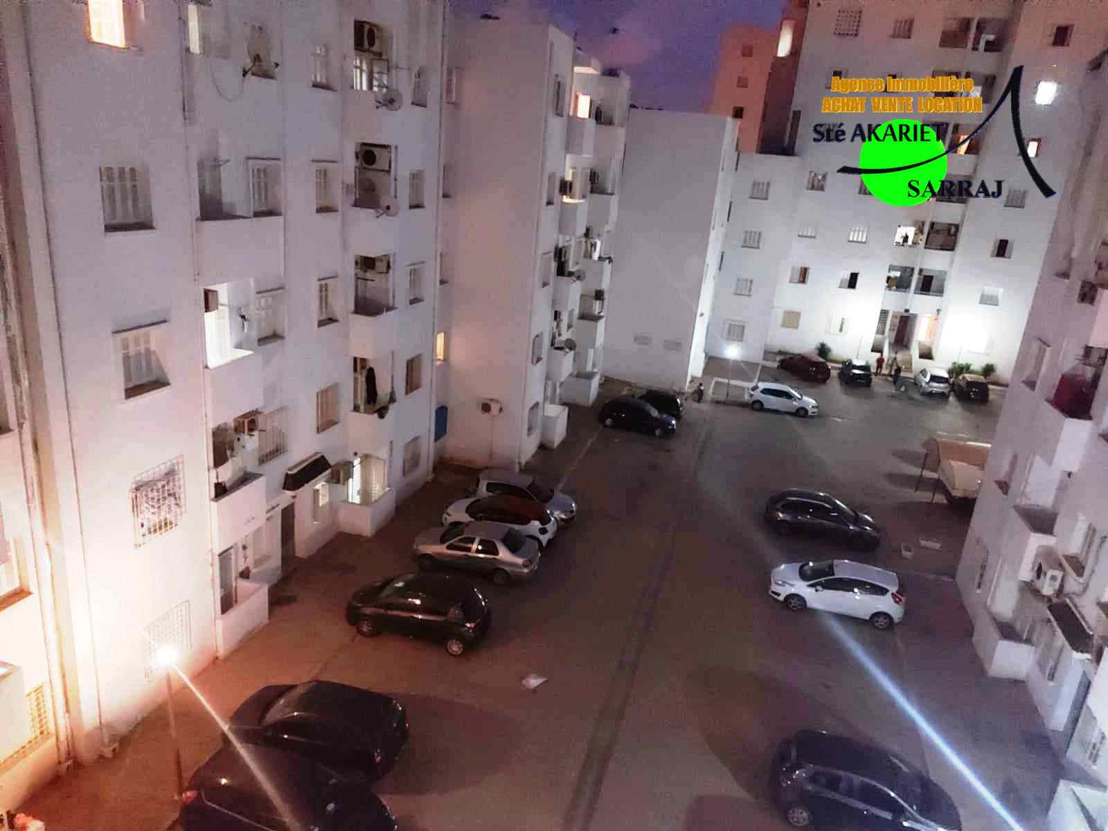 Sousse Ville Cite Jaouhara Vente Appart. 4 pices Appartement s3 au 3me tage prs clinique essalem