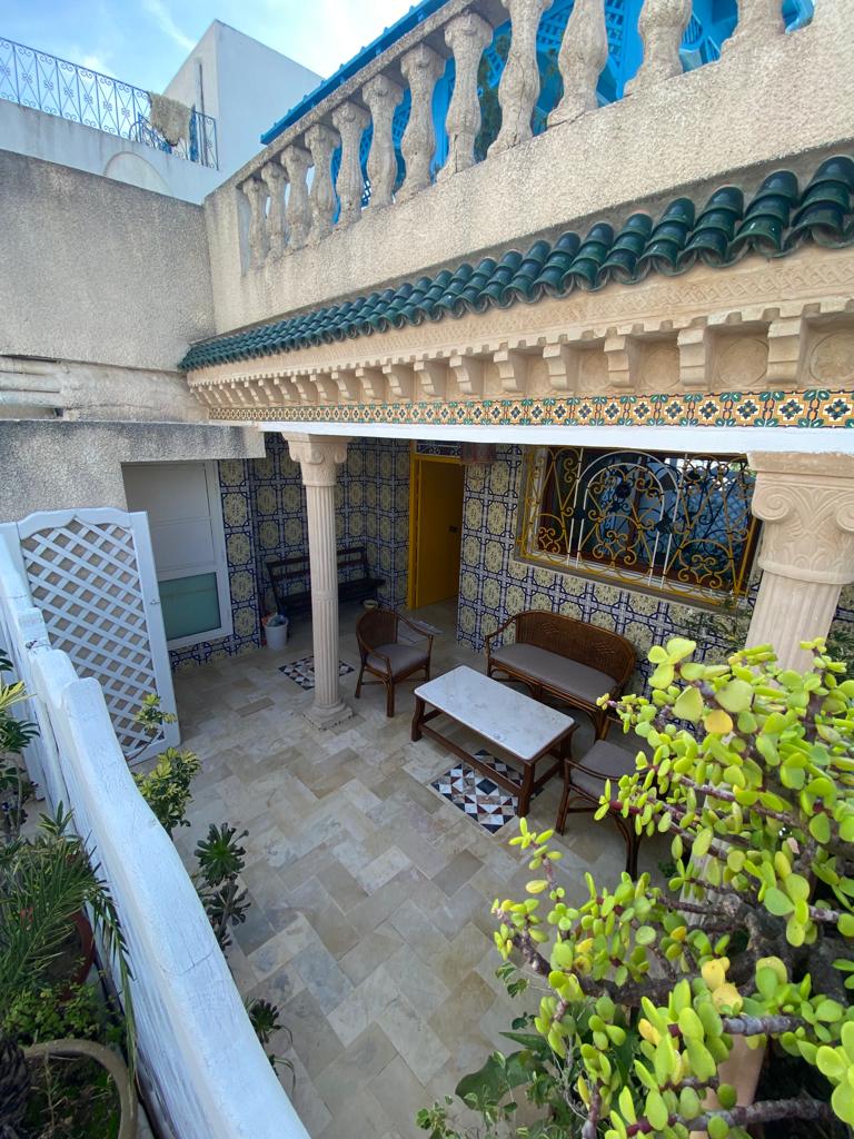 Carthage Sidi Bousaid Location Appart. 3 pices tage villa meubl de a  z
