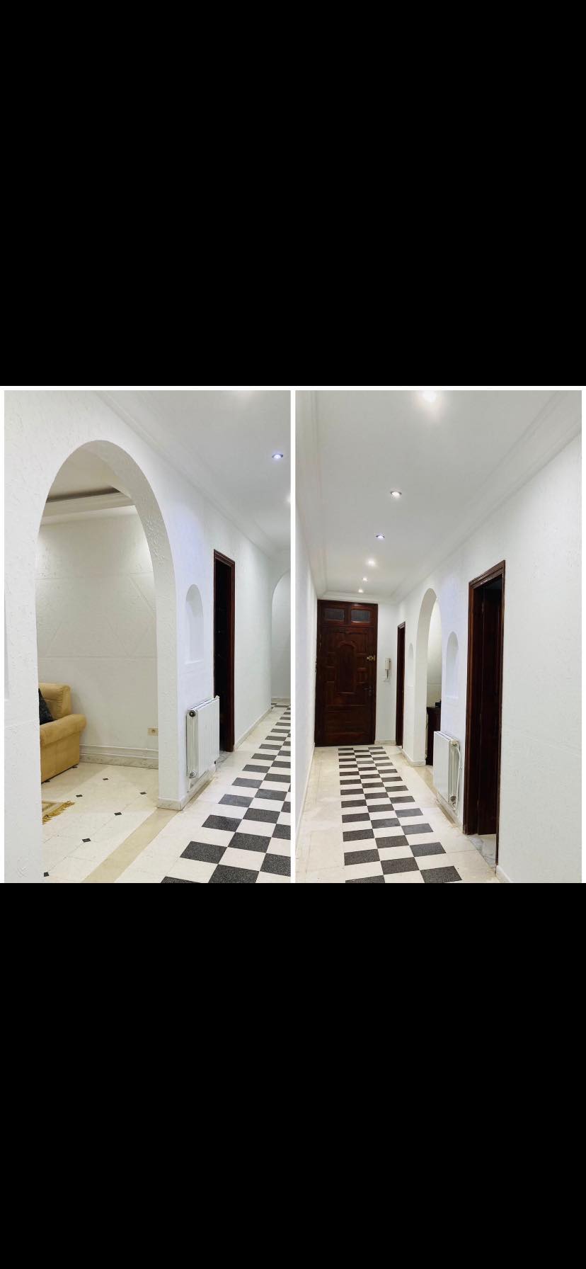 La Marsa Cite El Moez Location Appart. 2 pices Etage de villa s plus 2 richement meublee