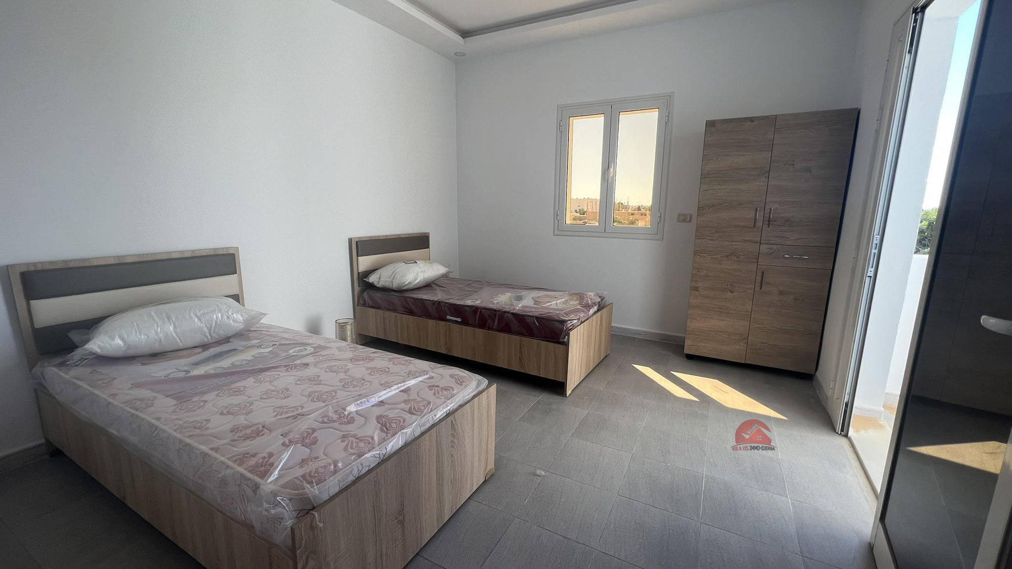 Djerba - Midoun Zone Hoteliere Location Appart. 3 pices Appartement a la zone touristique djerba ref l726